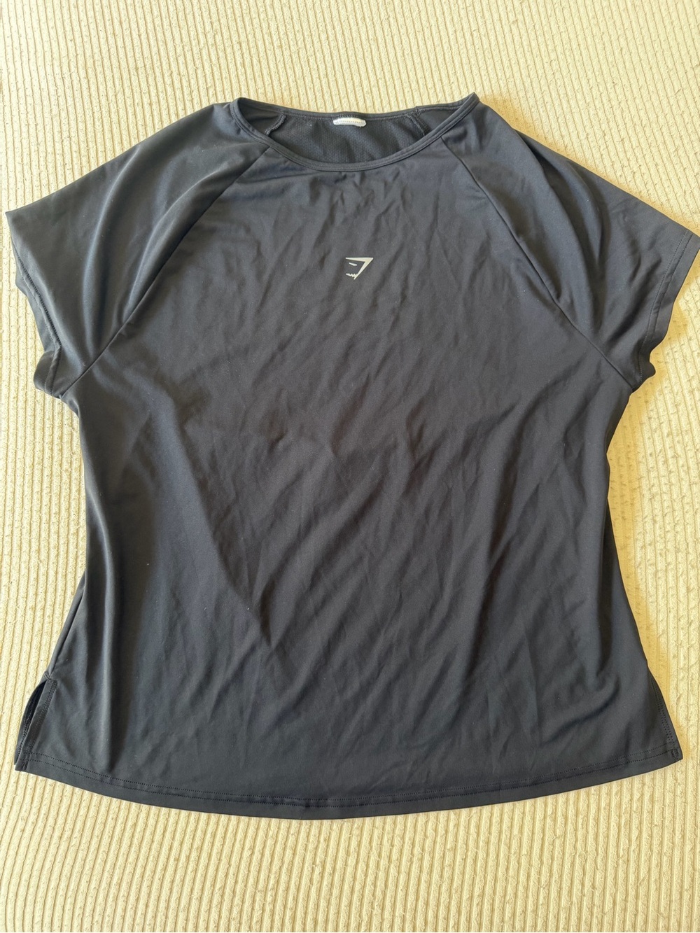 Gymshark Black Short-Sleeve Athletic Tee